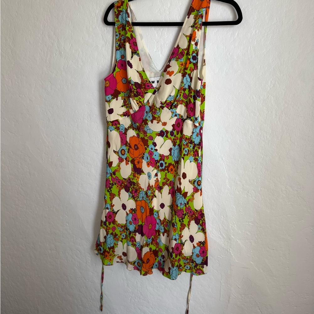 Wray Floral V-Neck Mini Dress